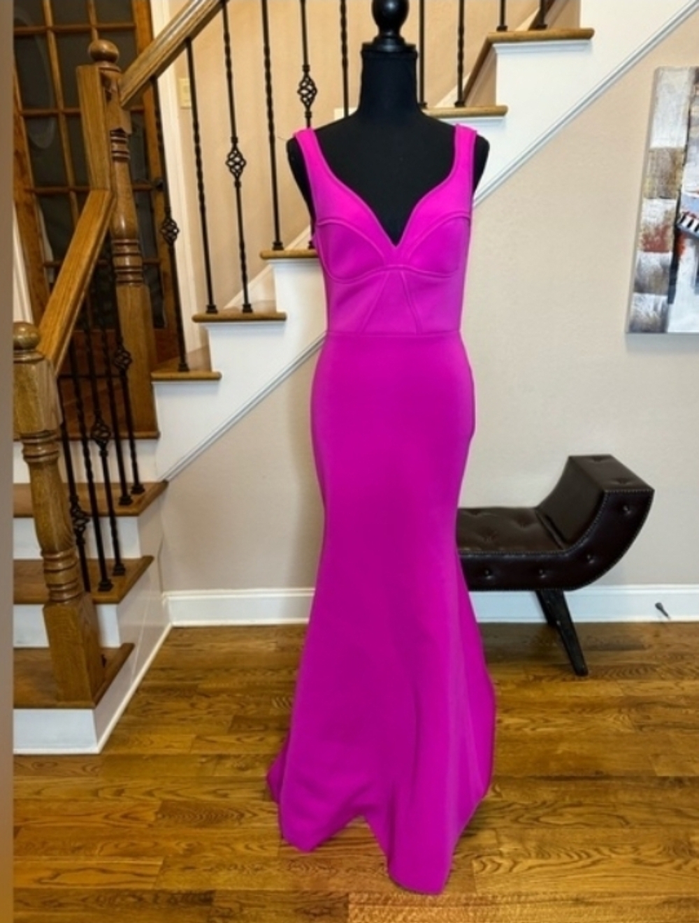 Bebe Fuscia Gown